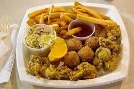 Fried Oysters Plate.