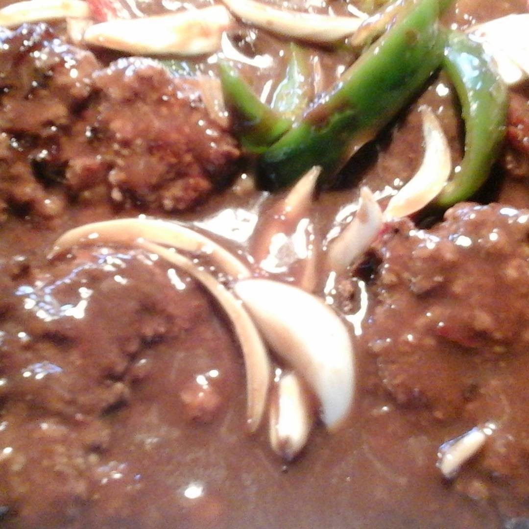 Hamburger Steak.
