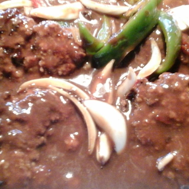 Hamburger Steak.