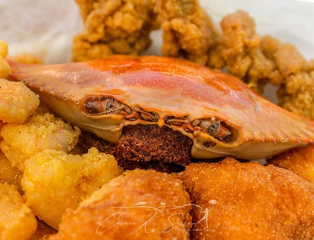 Deviled Crab Plate.